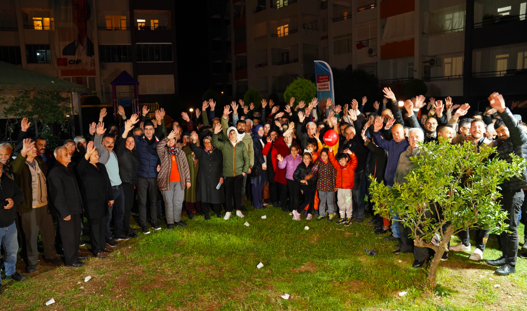 Tuna Sitesi'nde Geyikçi’ye coşkulu karşılama